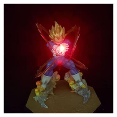 Imagem de AxBALL Anime periférico dragon ball night light feito à mão wukong candeeiro de mesa led brinquedo brilhante presente criativo (Color : D, Size : Medium)
