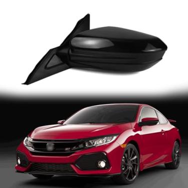 Imagem de Conjunto de espelho retrovisor lateral do motorista adequado para HONDA CIVIC 10º 2016 2017 2018 2019 2020 HONDA CIVIC 10º acessórios de espelho retrovisor de substituição para ajuste de lente