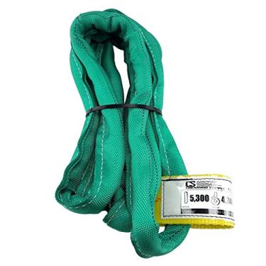 Imagem de Tiras verdes feitas nos EUA VR2 X '10 cm - 76 cm de comprimento na lista, tampas duplas de poliuretano redondo sem fim com tampa dupla, 2,4 kg vertical, 2,4 kg de gargantilha, 2,4 kg cesta (poliéster dos EUA), 4 Feet, Green