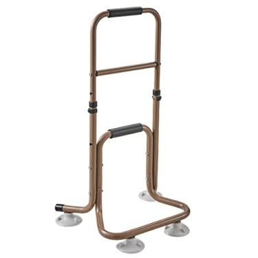Imagem de Compacto Trilhos leves de segurança para toalete,trilhos de cama para cama auxiliar de suporte para idosos,trilhos de toalete para idosos, altura ajustável,estrutura auxiliar Estrutura de suporte
