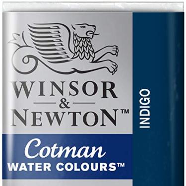 Imagem de Winsor & Newton Tinta aquarela Cotman, meia panela, índigo