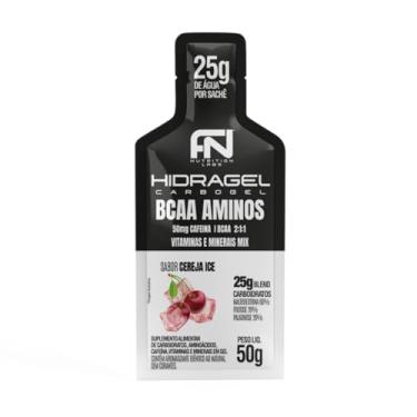 Imagem de Gel Hidragel Carboidratos Bcaa Aminos - Sachê Unitário 50g Force Nutriton (50g, Cereja ICE)