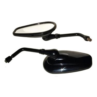 Imagem de Espelho retrovisor mod harley para honda shadow 600 preto