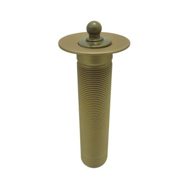 Imagem de Válvula Banheiro Longa Cuba Sobrepor Escoamento Dourado Luxo