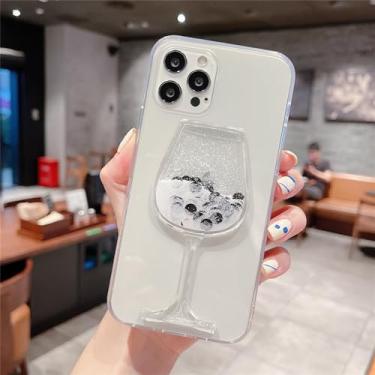 Imagem de Capa para samsung s9 plus dinâmica vidro de vinho glitter líquido capa de telefone, b, para samsung s9 plus case