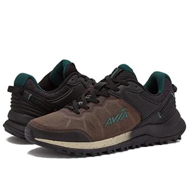 Imagem de Avia Ultra Men’s Trail Running Shoes, Lightweight Breathable Mesh Sneakers for Men - Brown/Black/Green, 9.5 Medium