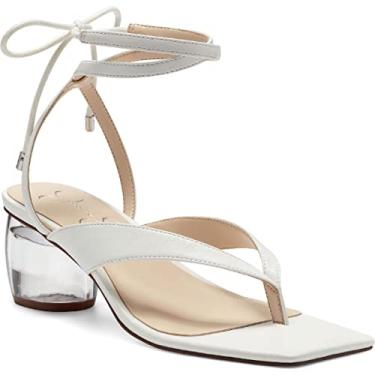 Imagem de Jessica Simpson Sandália feminina Sitelli com salto alto, Branco, 34