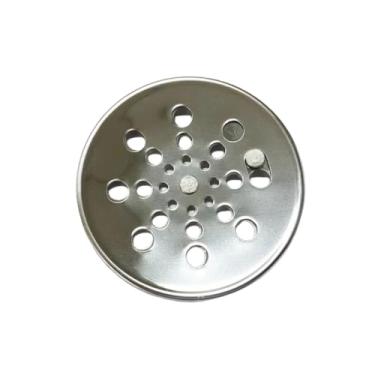 Imagem de Grelha Redonda Cromada Sem Caixilho 10x10cm - 3600864