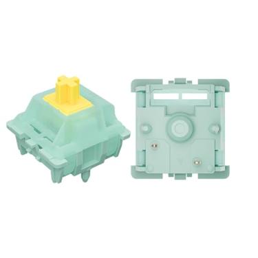 Imagem de Zjmehty Gateron SMD LED Goldenrod Yellow Pro Switches para teclado mecânico MX (aberto, 72 peças)