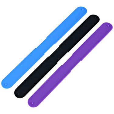 Imagem de TKO ORLOGI Pulseiras de borracha para relógio TK611X1 preto roxo e azul