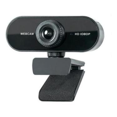 Imagem de Webcam Full Hd 1080P Usb Gira 360º Com Microfone Embutido - Ecooda