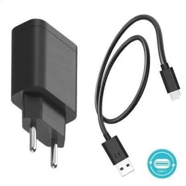 Imagem de Carregador compativel Motorola Turbo Power 15W Tipo usb-c c/ Cabo Pret