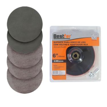 Imagem de Kit de Lixas P320 / P400 / P600 / P1000 / P3000 + Suporte para Disco d