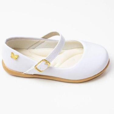 Imagem de Sapatilha Menina Verniz Casual Lisa Batizado Moda Blogueirinha Infanti