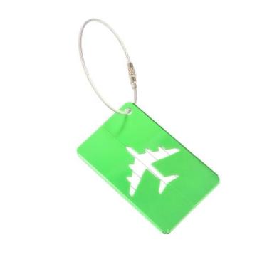 Imagem de Tag Identificador Bagagem Etiqueta Mala Bolsa Viagem Colorido Alumínio