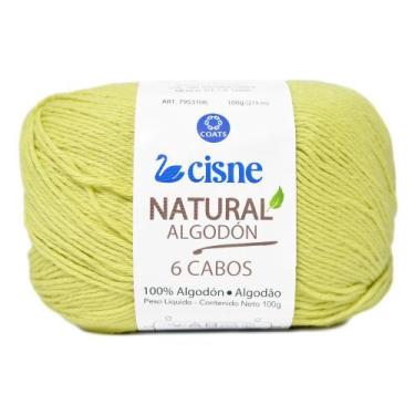 Imagem de Linha Cisne Natural Algodón 6 Cabos 100g, 278 Mostarda