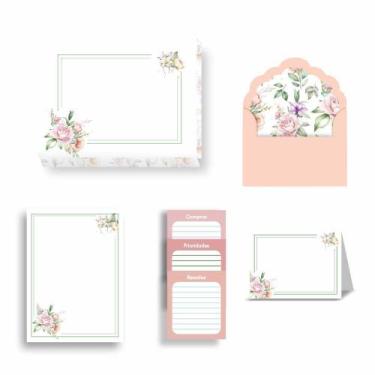 Imagem de Kit Papelaria Pessoal - Artegrafix, Rosas