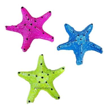 Imagem de Enfeite Aquário Betta Estrela Do Mar Colors - 3 Unidades - FRAGATA