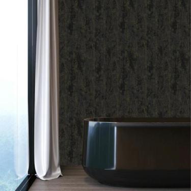 Imagem de Papel de Parede Textura Laka Branco ou Preto - Rolo com 10 Metros  Rev