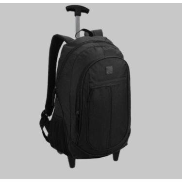 Imagem de Mochila Masculina Reforçada Escolar Com Rodinha.(Preta) - marca própia