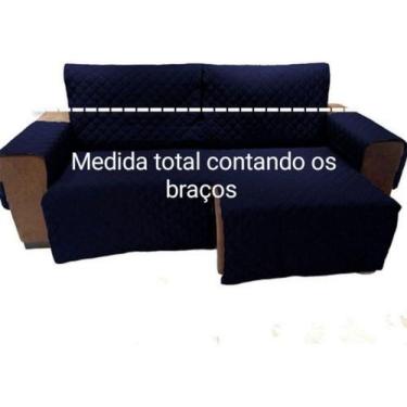 Imagem de Protetor Sofá 2.30m(medindo Com Braços)2 Modulos Retratil e reclinavel