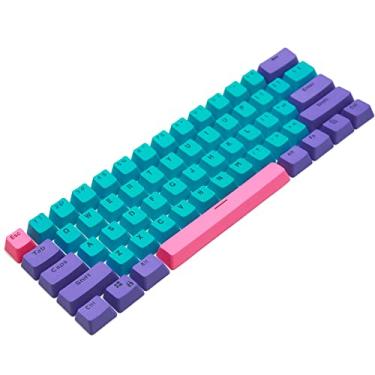 Imagem de Owpkeenthy WHYSP Teclas PBT 60% para teclado 60% OEM perfil retroiluminado tampa de substituição 6,25U barra de espaço