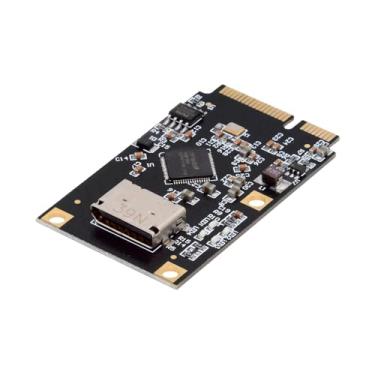 Imagem de NFHK USB2.0 USB-C fêmea para tipo-C fêmea extensão Keystone adaptador acoplador para painel de placa de parede cabo USB