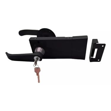 Imagem de Fechadura Para Porta Corta Fogo Com Chave Preta