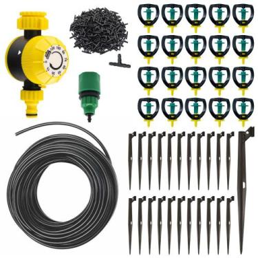 Imagem de Irrigação Micro Aspersão + Temporizador 2H Manual -Kit 10Und - Amanco