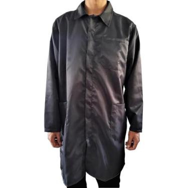 Imagem de Jaleco Avental ESD Dissipativo Antiestático Preto - Statron, Preto, P
