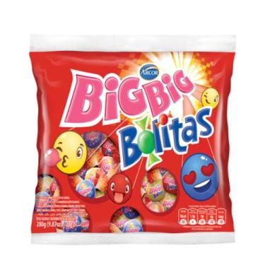 Imagem de Chiclete Big Big Bolitas Pct C/100 Unid - Arcor
