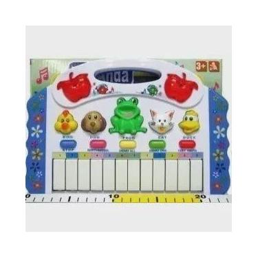 Imagem de Piano Teclado Musical Infantil Sons Luz Eletrônico e muito divertido .