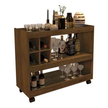 Imagem de Aparador jb 4050 - canela - jb bechara - village móveis