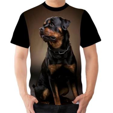 Imagem de Camiseta Camisa Ads  Rottweiler Cachorro Animal cão 4 - Fabriqueta, GG