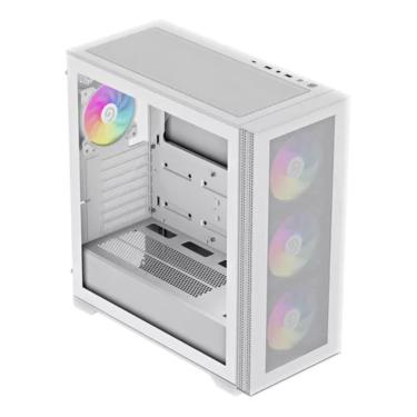 Imagem de Gabinete Gamemax Quest Mid Tower Vidro Temperado USB S/Fan Branco