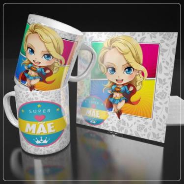 Imagem de Kit azulejo e caneca dia das mães 05 - Eliane/LiveSUb