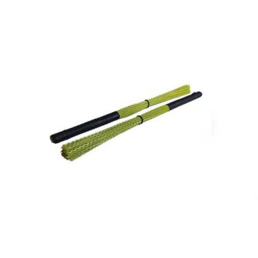Imagem de Vassourinha Brushes SR Drums - O PAR, AMARELO
