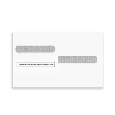 Imagem de W-2 Envelopes de segurança com janela dupla, pacote com 100 envelopes