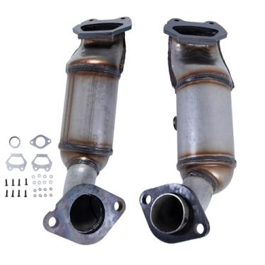 Imagem de EVERESTWAY Conversor catalítico coletor esquerdo direito 674-120 674-121 compatível com Chrysler 200 Dodge Avenger Volkswagen Routan 2011-2014 substituição direta