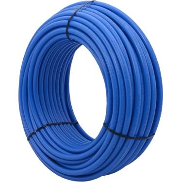 Imagem de SharkBite Tubo PEX U880B300 de 2,5 cm, azul, tubo de água flexível, água potável, encaixes de encanamento de pressão para conexão, bobina de tubulação de 90 metros