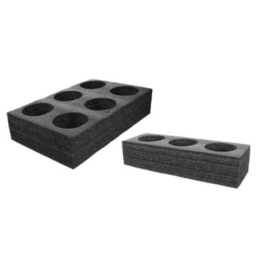 Imagem de IEUDNS 2x Towout Cup Holder Multi Bolifes Sponge Coffee Beverage Delivery Tool Coffeder Titular de Caixa de Chá de Refrigerador de Barra de Junto