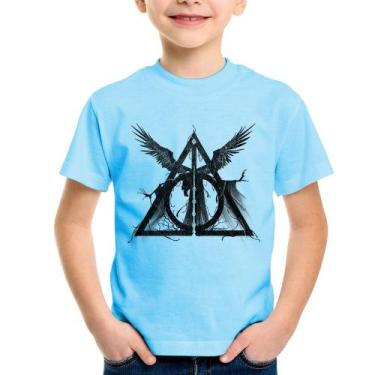 Imagem de Camiseta Infantil The Tale of the Three Brothers - Foca na Moda, Azul 