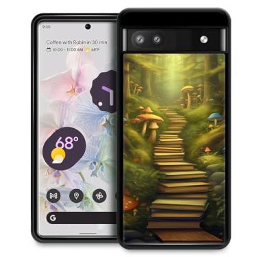 Imagem de Goodsprout Capa compatível com Google Pixel 6A, capa traseira rígida de policarbonato à prova de choque e antiarranhões para Google Pixel 6A