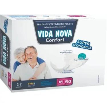 Imagem de Fralda Adulto Vida Nova M com 50 unidades