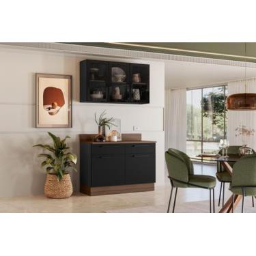 Imagem de Conjunto Cozinha em Aço Exclusive Itatiaia com Balcão e Aereo 3 Portas