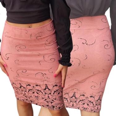 Imagem de Saias Feminias Midi Roupas Evangelicas Cristã Lapis Festa Culto Igreja