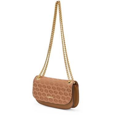 Imagem de Bolsa Shoulder Colcci Monograma Ou25 Caramelo Feminino  feminino