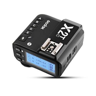 Imagem de Godox Gatilho de flash sem fio X2T-C TTL com conexão Bluetooth para Canon, 2,4G HSS 1/8000s, função TCM, 5 botões separados de grupo e bloqueio rápido Hot-Shoe e visor LCD