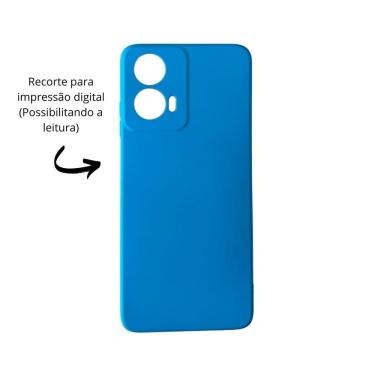 Imagem de Capa Aveludada Compatível Motorola Moto G04 Recorte Digital