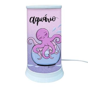 Imagem de Luminária de Mesa Hug Signo Aquário - DECORFUN